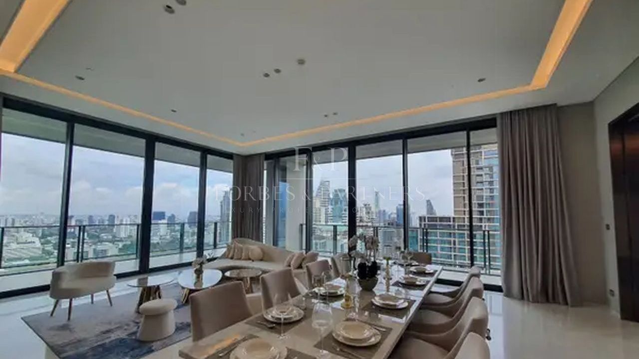 Panoramic Perfection: 3-Bedroom Luxury at Sindhorn Kempinski Residences - Pathumwan, Bangkok, Thailand