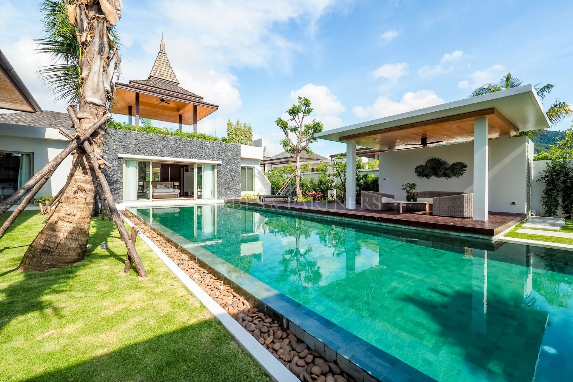 4 Bed Balinese and stylish Botanica Hillside pool villas - Cherngtalay, Phuket, Thailand