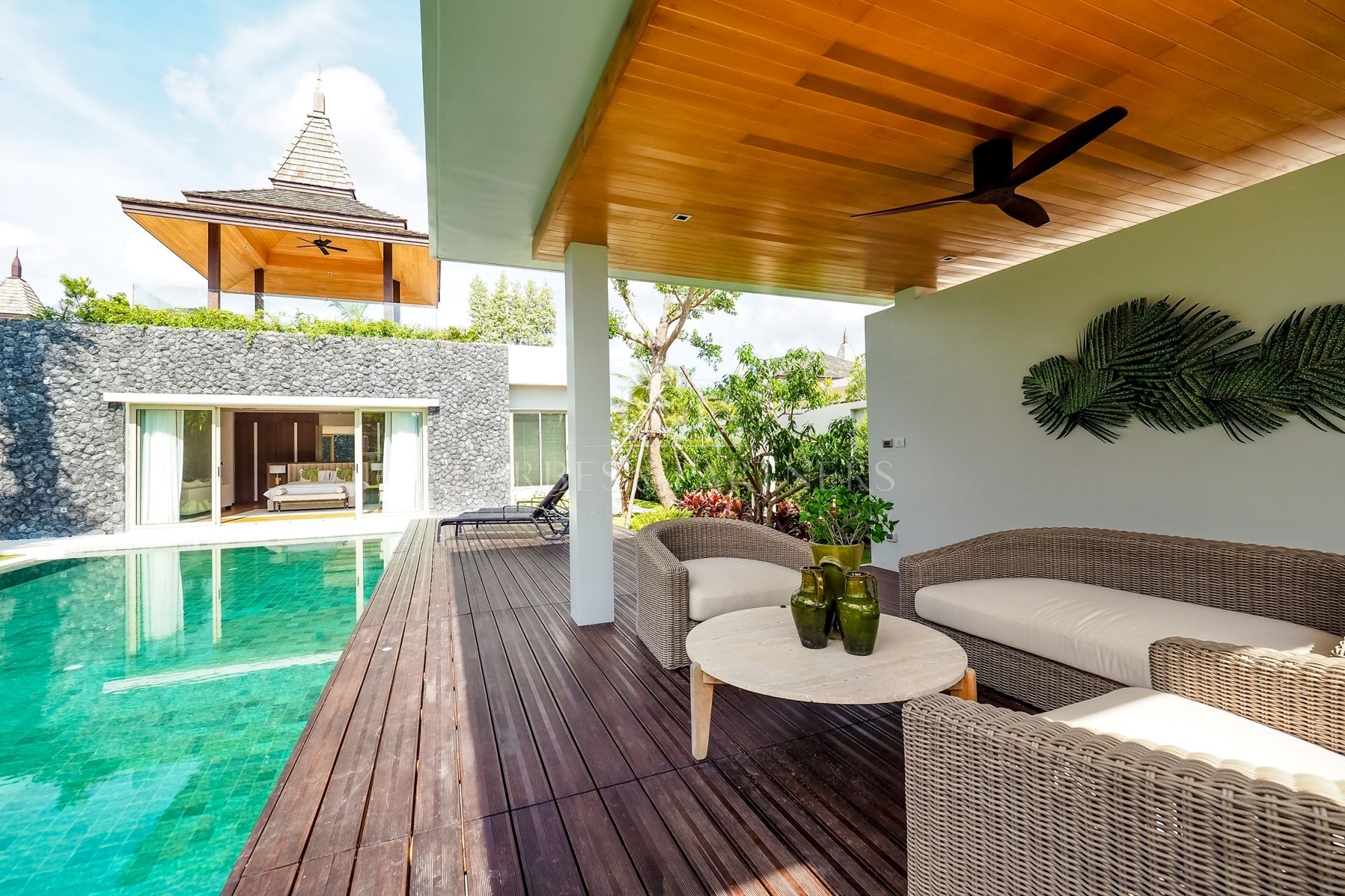 4 Bed Balinese and stylish Botanica Hillside pool villas - Cherngtalay, Phuket, Thailand