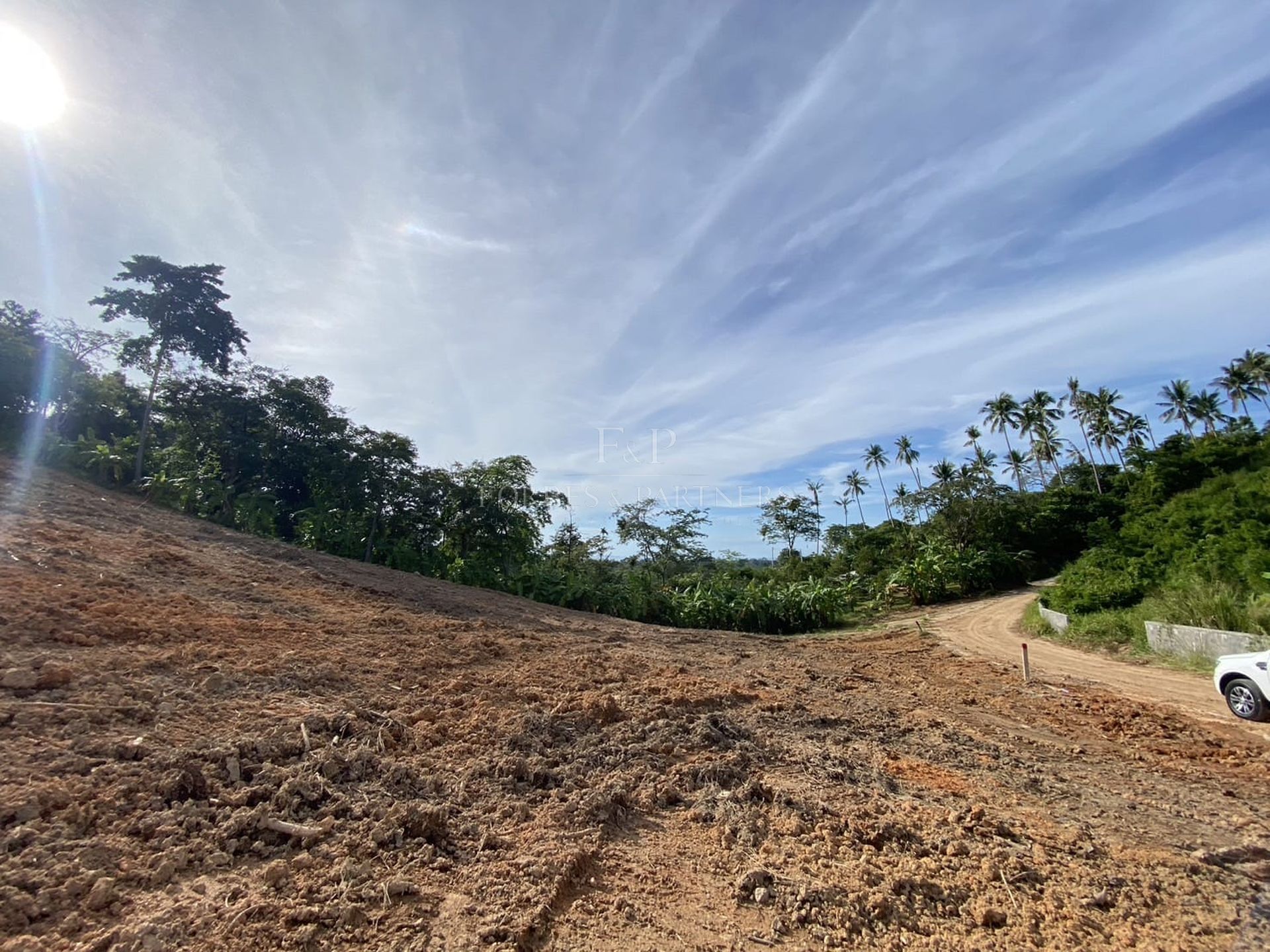 Elevated Sea View Land: 180-Degree Ocean Vistas Near Seatran Pier - Lipa Noi, Ko Samui, Thailand