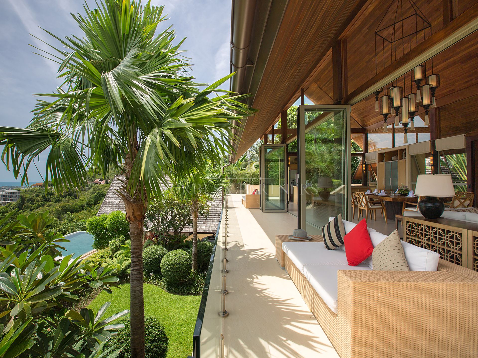 Picture of Luxury 4-Bedroom Villa For Rent in Bophut Koh Samui with Ocean Views ...