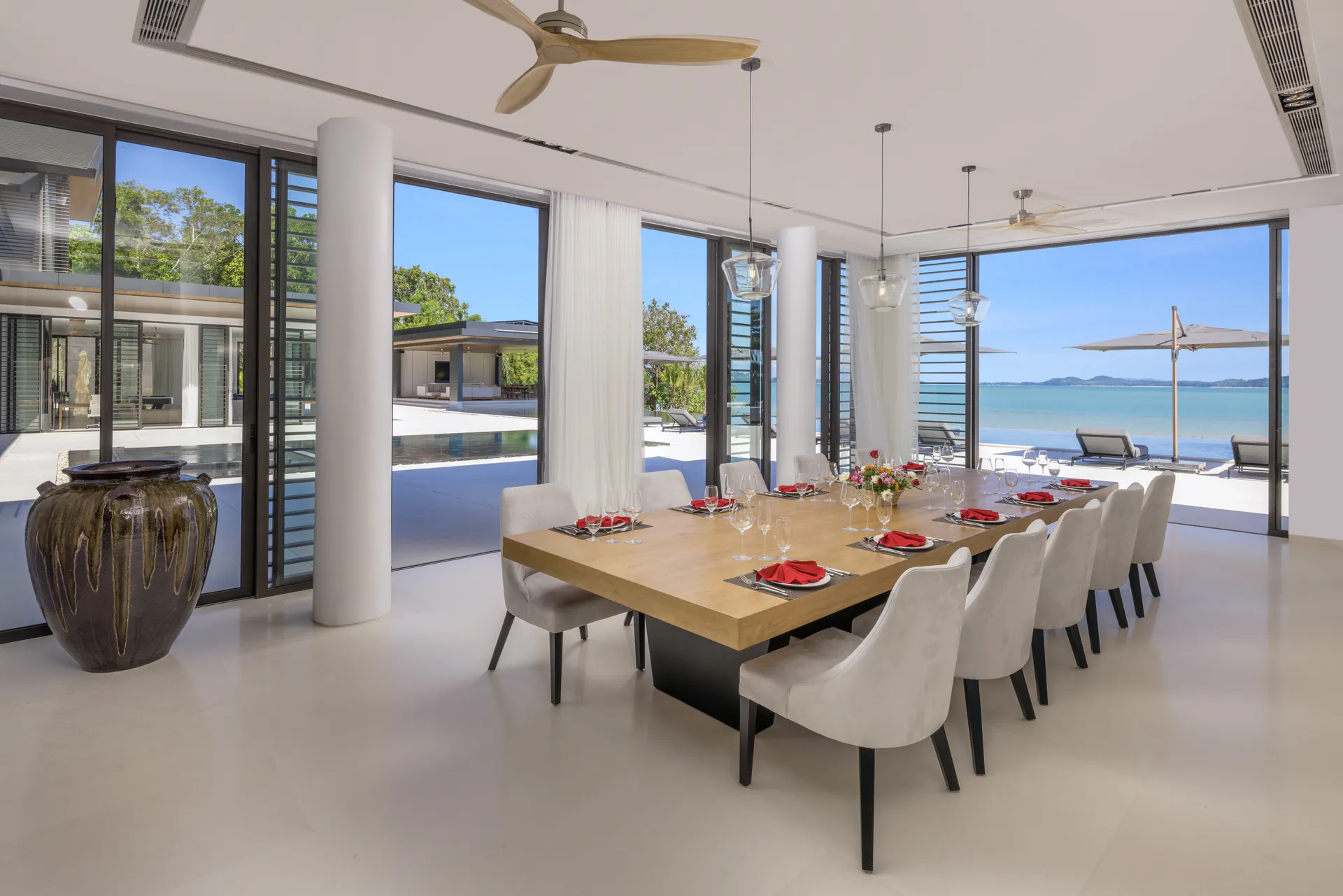 Exclusive 7-Bedroom Property For Rent Phuket Beachfront Estate with Tennis Court and Cinema - Cape Yamu, Phuket, Thailand