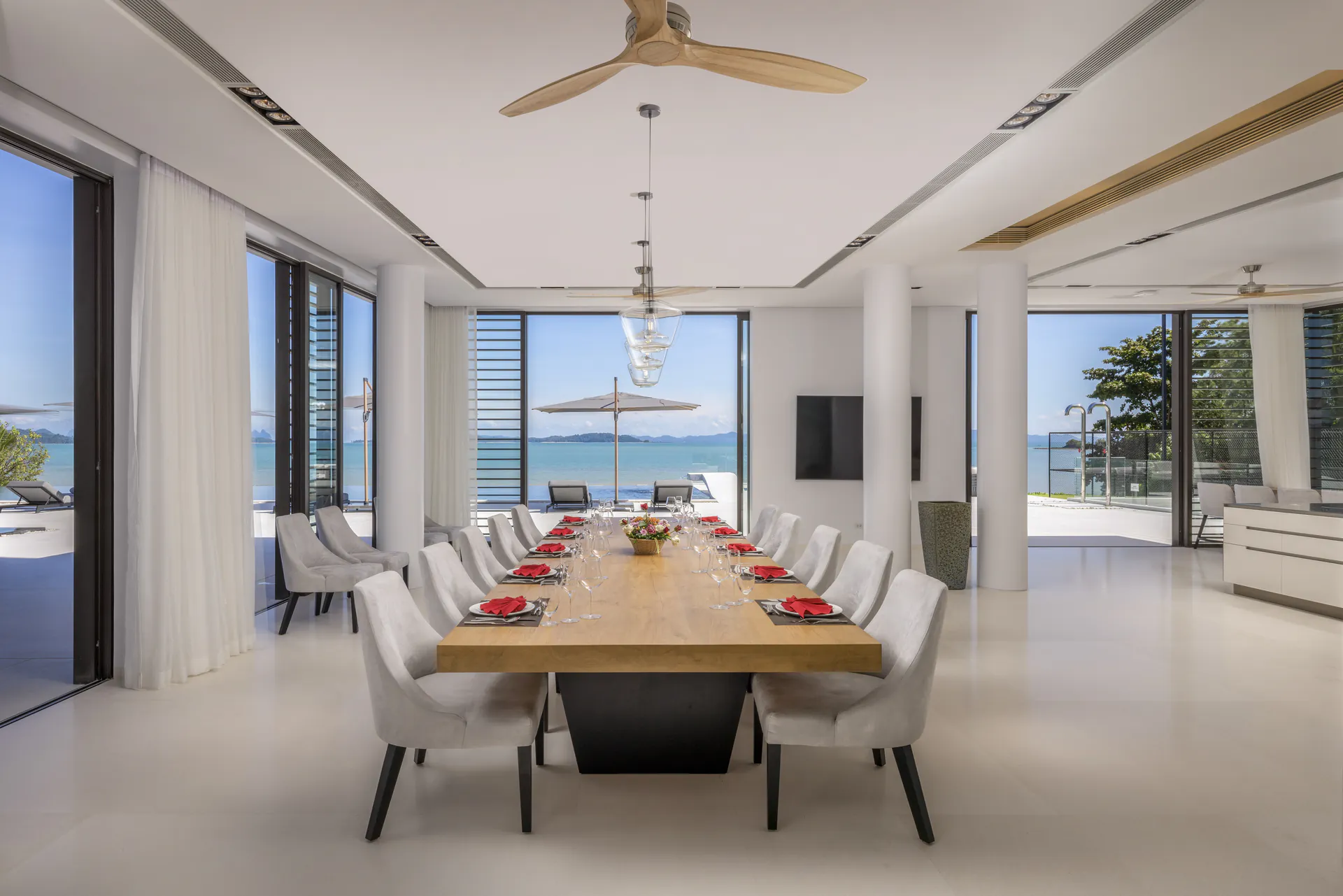 Exclusive 7-Bedroom Property For Rent Phuket Beachfront Estate with Tennis Court and Cinema - Cape Yamu, Phuket, Thailand