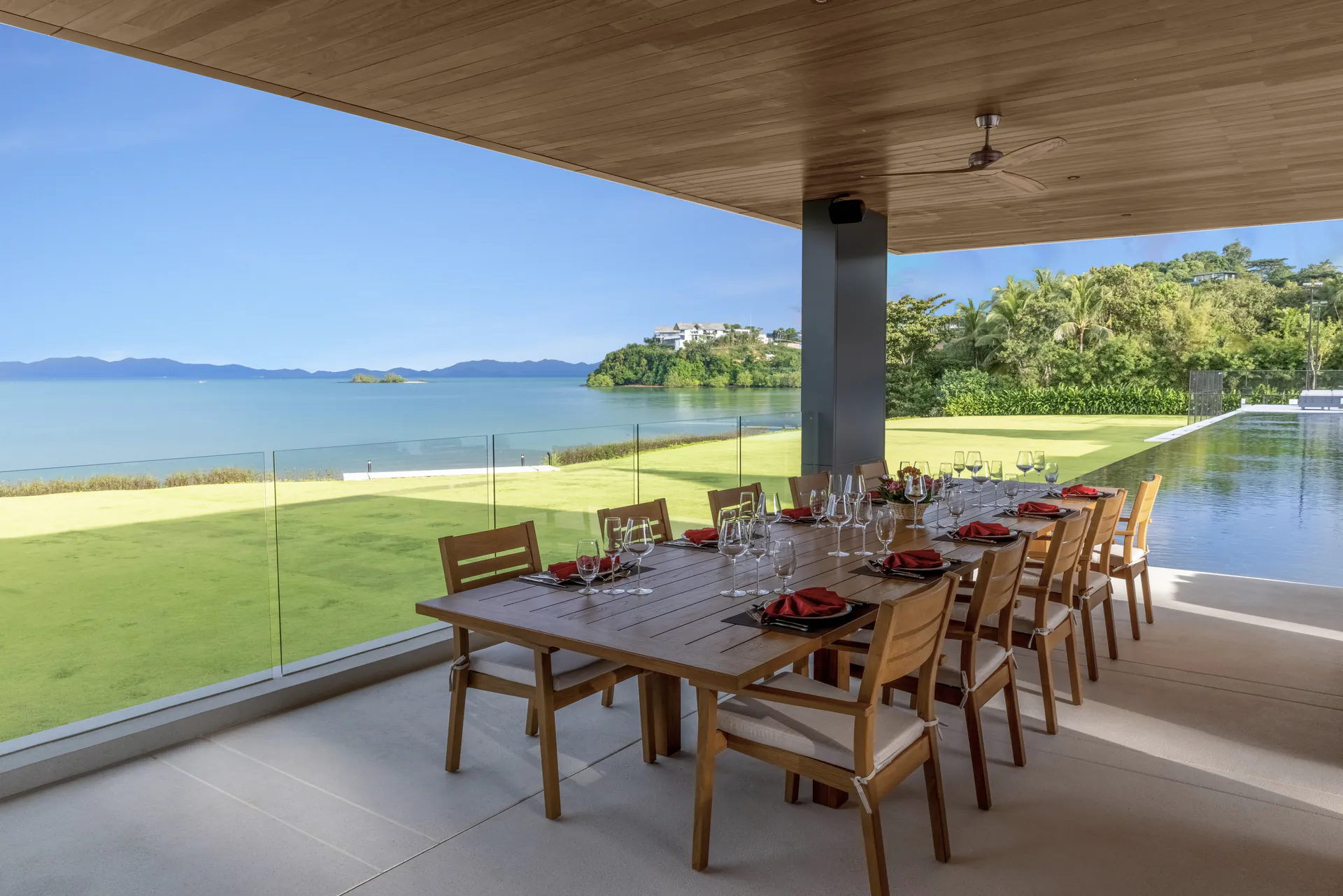 Exclusive 7-Bedroom Property For Rent Phuket Beachfront Estate with Tennis Court and Cinema - Cape Yamu, Phuket, Thailand