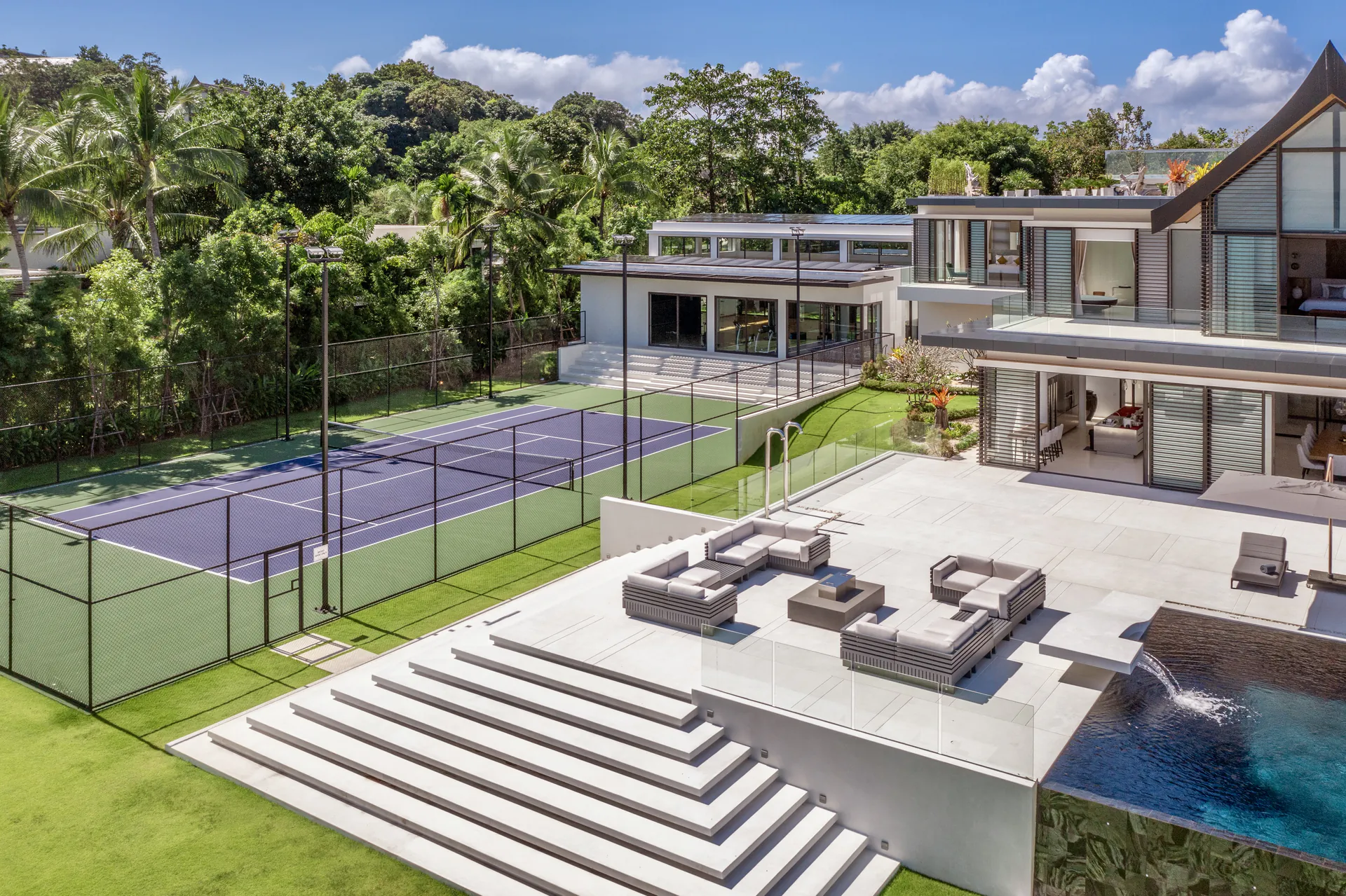 Exclusive 7-Bedroom Property For Rent Phuket Beachfront Estate with Tennis Court and Cinema - Cape Yamu, Phuket, Thailand