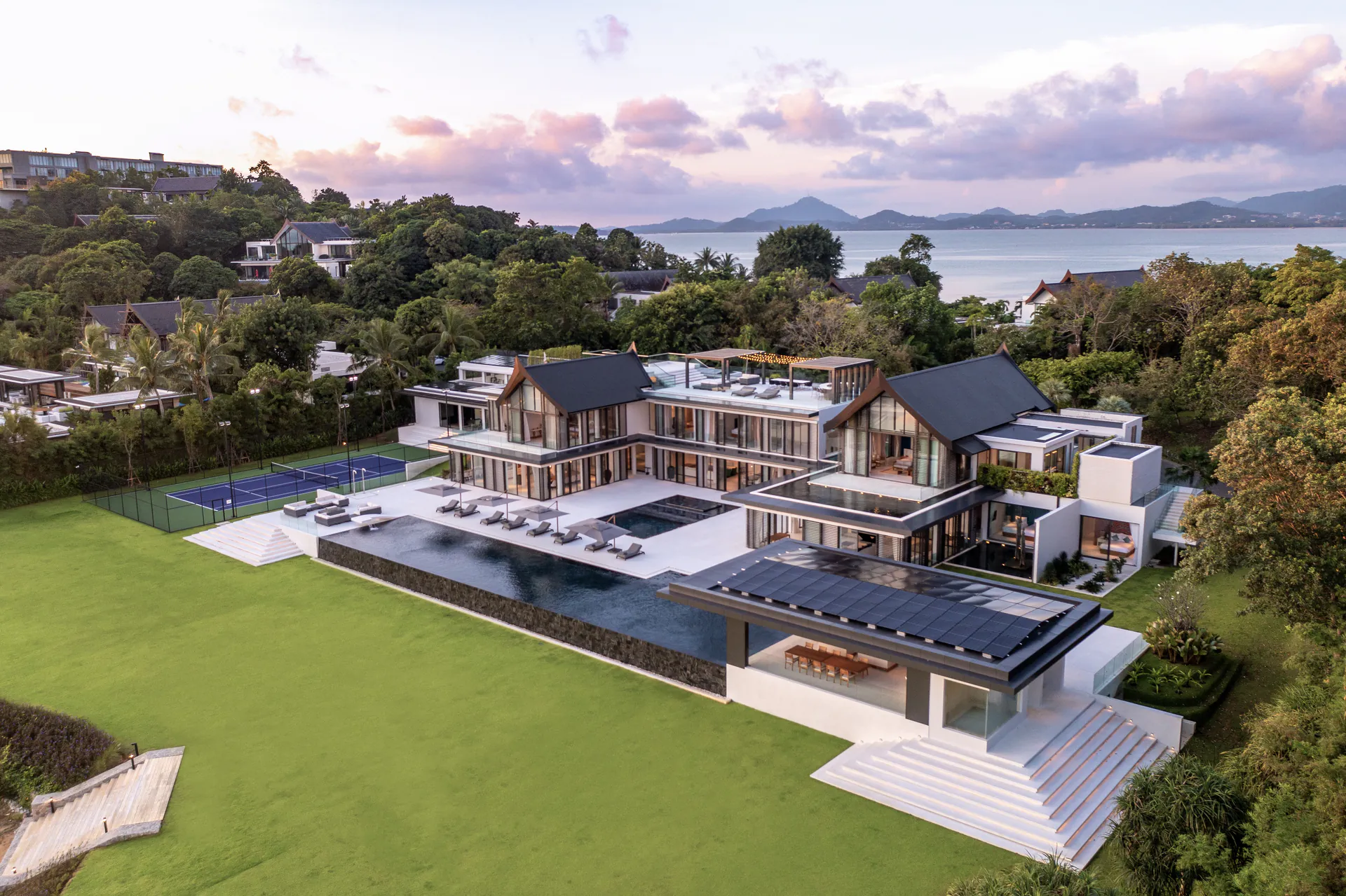 Exclusive 7-Bedroom Property For Rent Phuket Beachfront Estate with Tennis Court and Cinema - Cape Yamu, Phuket, Thailand