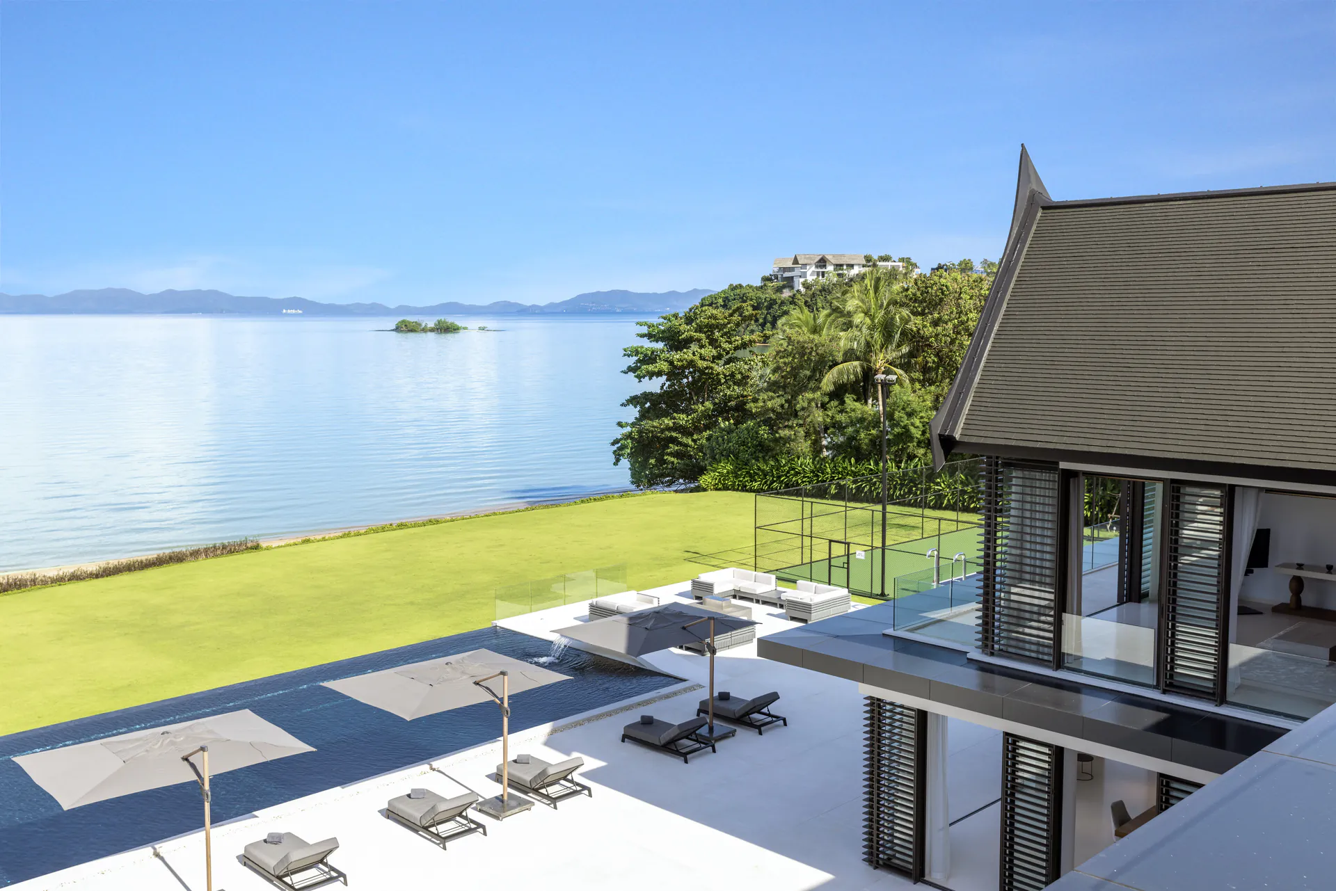 Exclusive 7-Bedroom Property For Rent Phuket Beachfront Estate with Tennis Court and Cinema - Cape Yamu, Phuket, Thailand