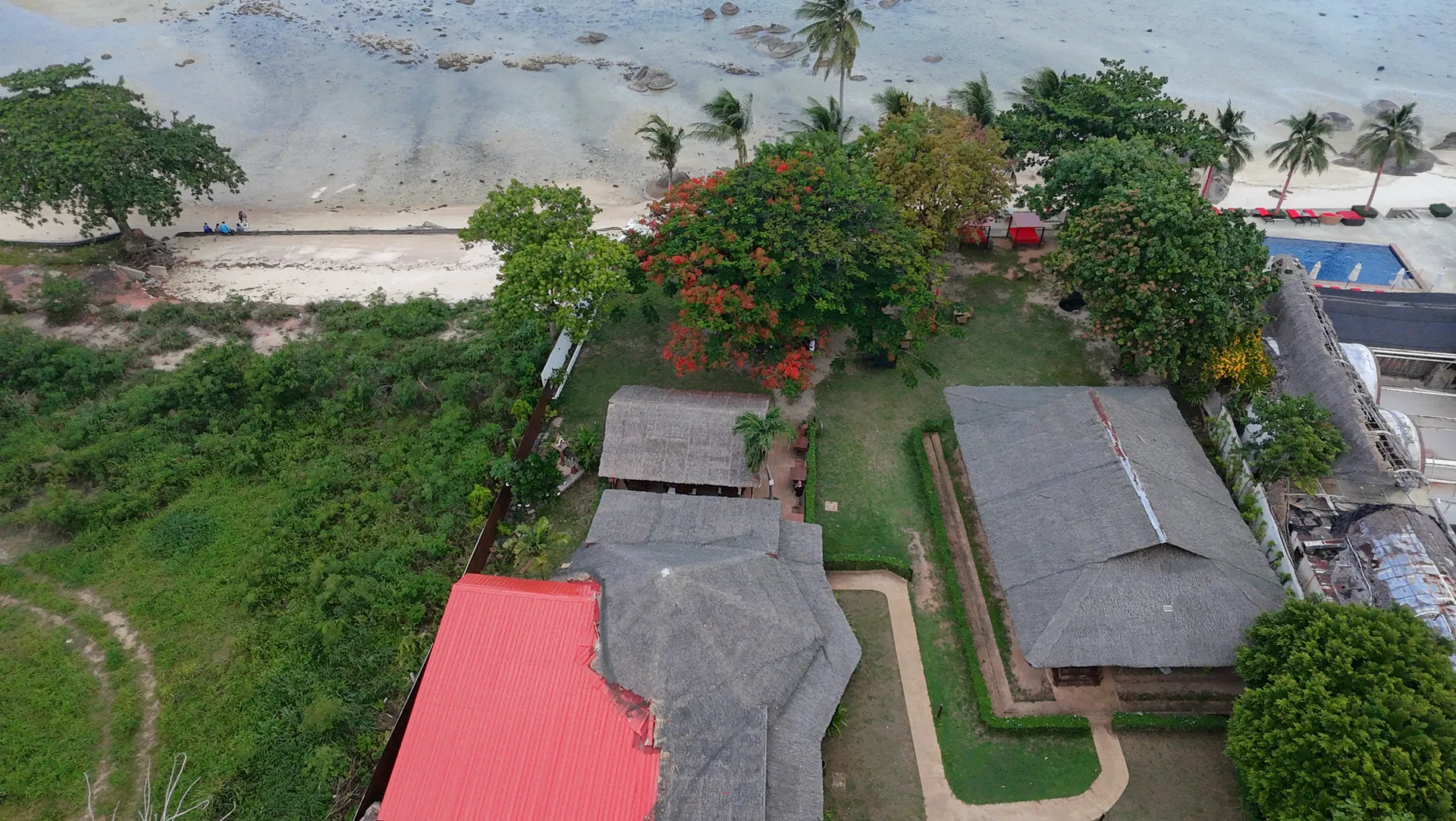 4,800 sqm Beachfront Land for Sale in Lamai, Koh Samui Development Opportunity - Maret, Ko Samui, Thailand