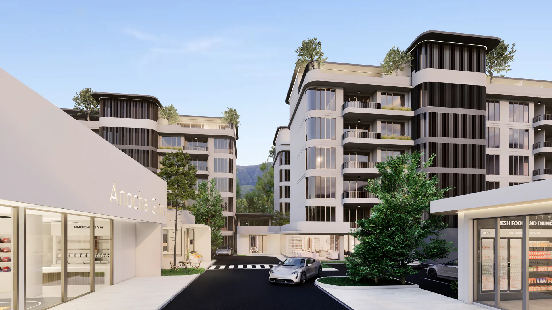 Modern Kamala Condominium with One and Two Bedroom Apartments, Resort Facilities and Private Pool Options for Sale - Kamala, Phuket, Thailand
