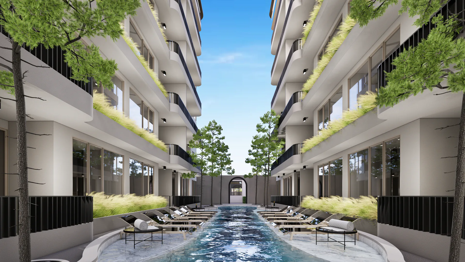 Modern Kamala Condominium with One and Two Bedroom Apartments, Resort Facilities and Private Pool Options for Sale - Kamala, Phuket, Thailand
