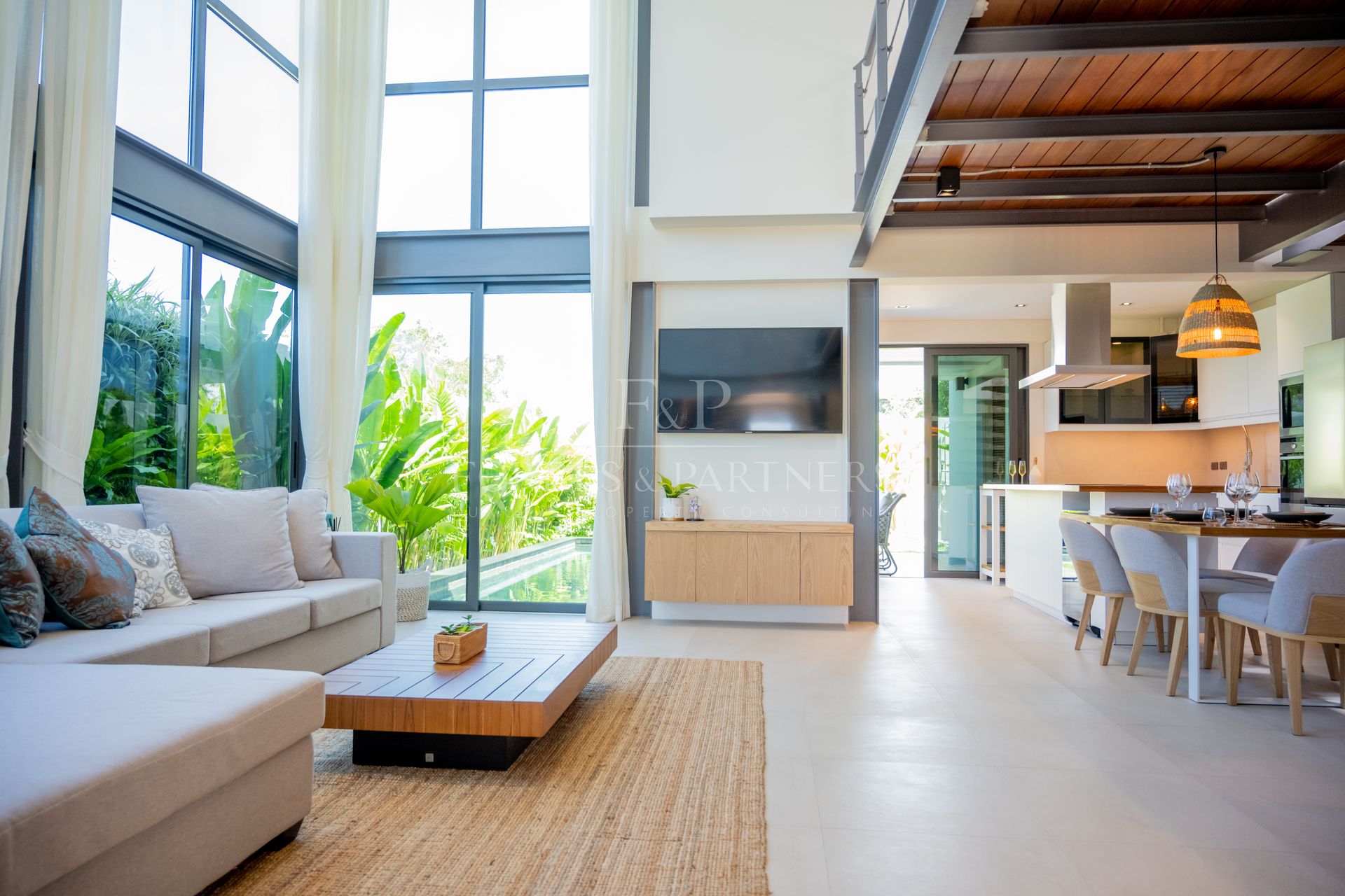 LOFT STYLE LIVING DESIGN AND MODERN TROPICAL POOL 2-BED VILLAS - Cherngtalay, Phuket, Thailand