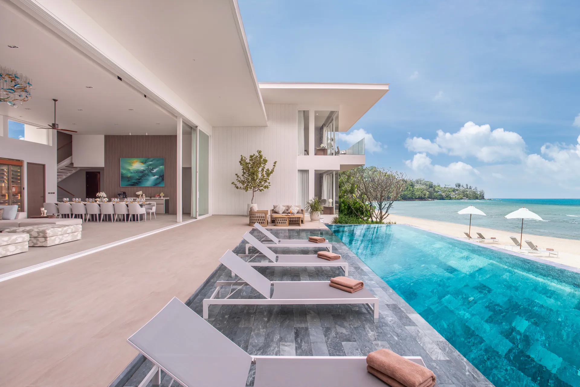 Stunning 8-Bedroom Beachfront Villa With Infinity Pool and Private Chef ...