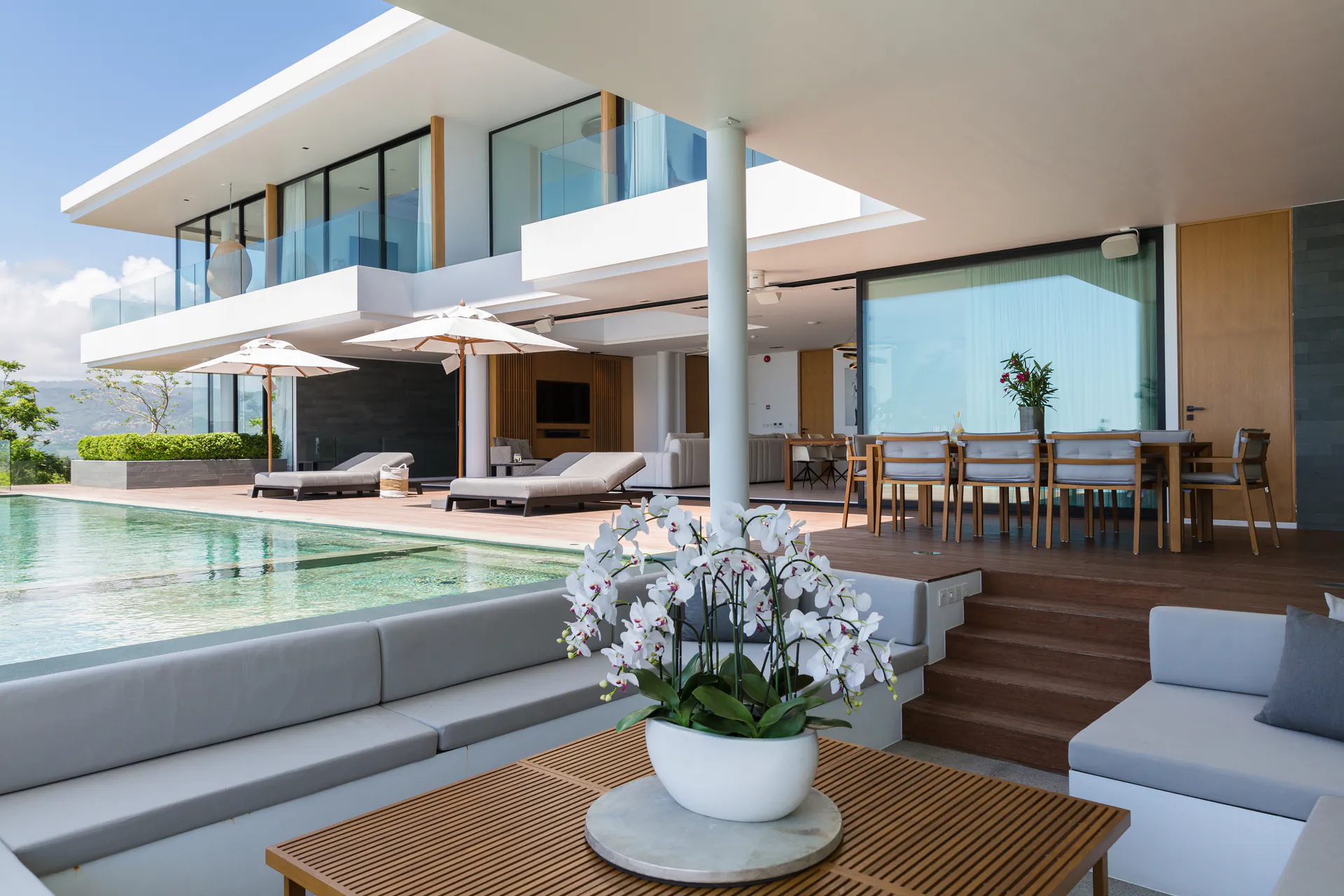 LUXURY 9-BEDROOM STAFFED VILLAS FOR LARGE GROUPS IN THAILAND, KOH SAMUI - Choeng Mon, Ko Samui, Thailand