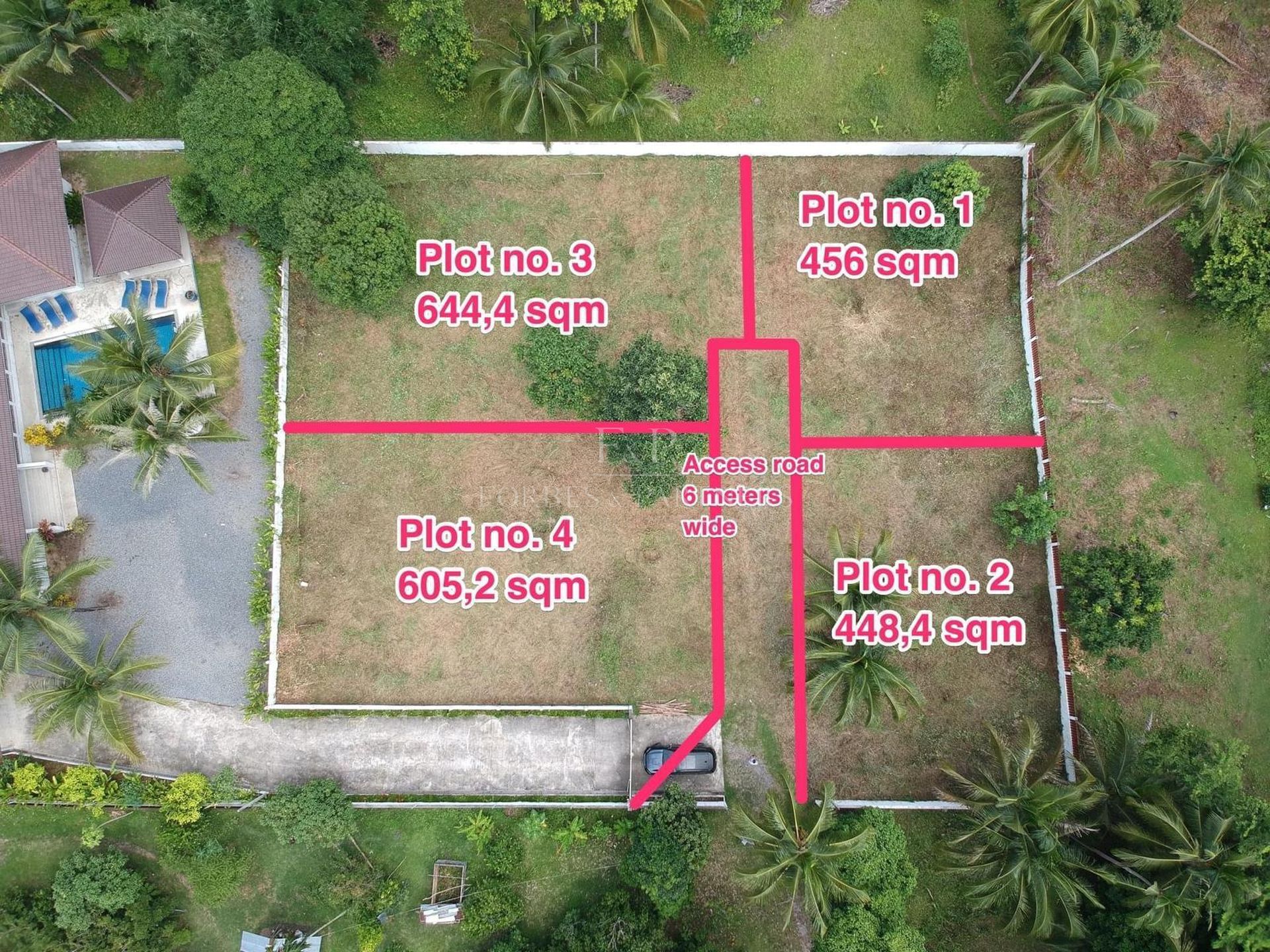 TALING NGAM DEVELOPMENT LAND: 2,459 SQM READY TO BUILD - Taling Ngam, Ko Samui, Thailand