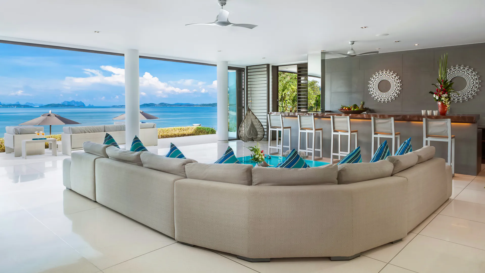 OCEANFRONT 6-BEDROOM POOL VILLA - Pa Khlok, Phuket, Thailand