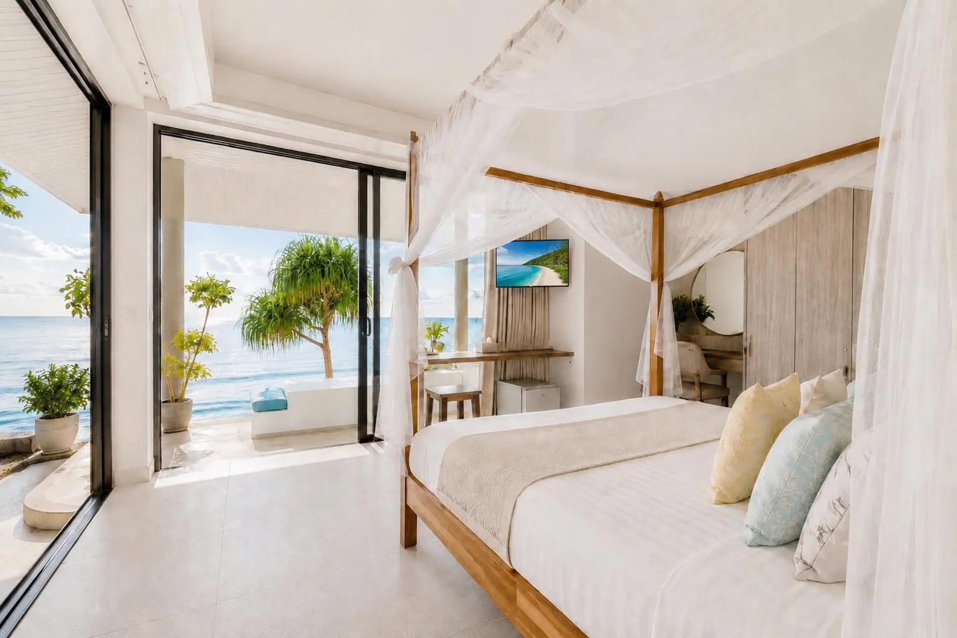 Family Beach Villa For Rent in Koh Samui, 4 Bedrooms with 2 Kids’ Bedrooms, Pool, Mini Golf and Fitness Room - Nathon, Ko Samui, Thailand