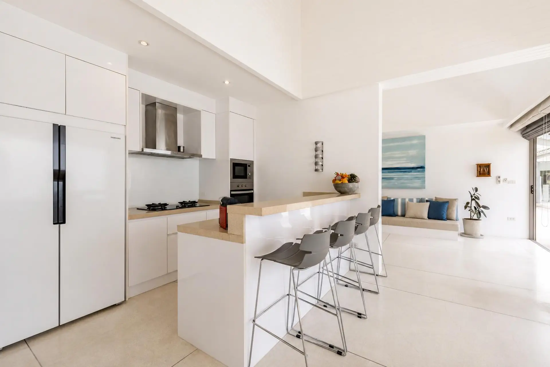 Family Beach Villa For Rent in Koh Samui, 4 Bedrooms with 2 Kids’ Bedrooms, Pool, Mini Golf and Fitness Room - Nathon, Ko Samui, Thailand