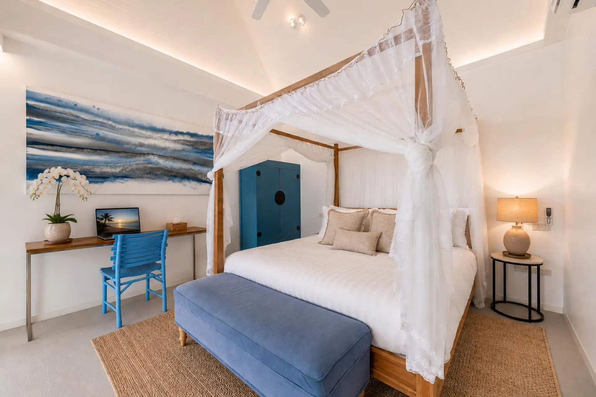 Family Beach Villa For Rent in Koh Samui, 4 Bedrooms with 2 Kids’ Bedrooms, Pool, Mini Golf and Fitness Room - Nathon, Ko Samui, Thailand