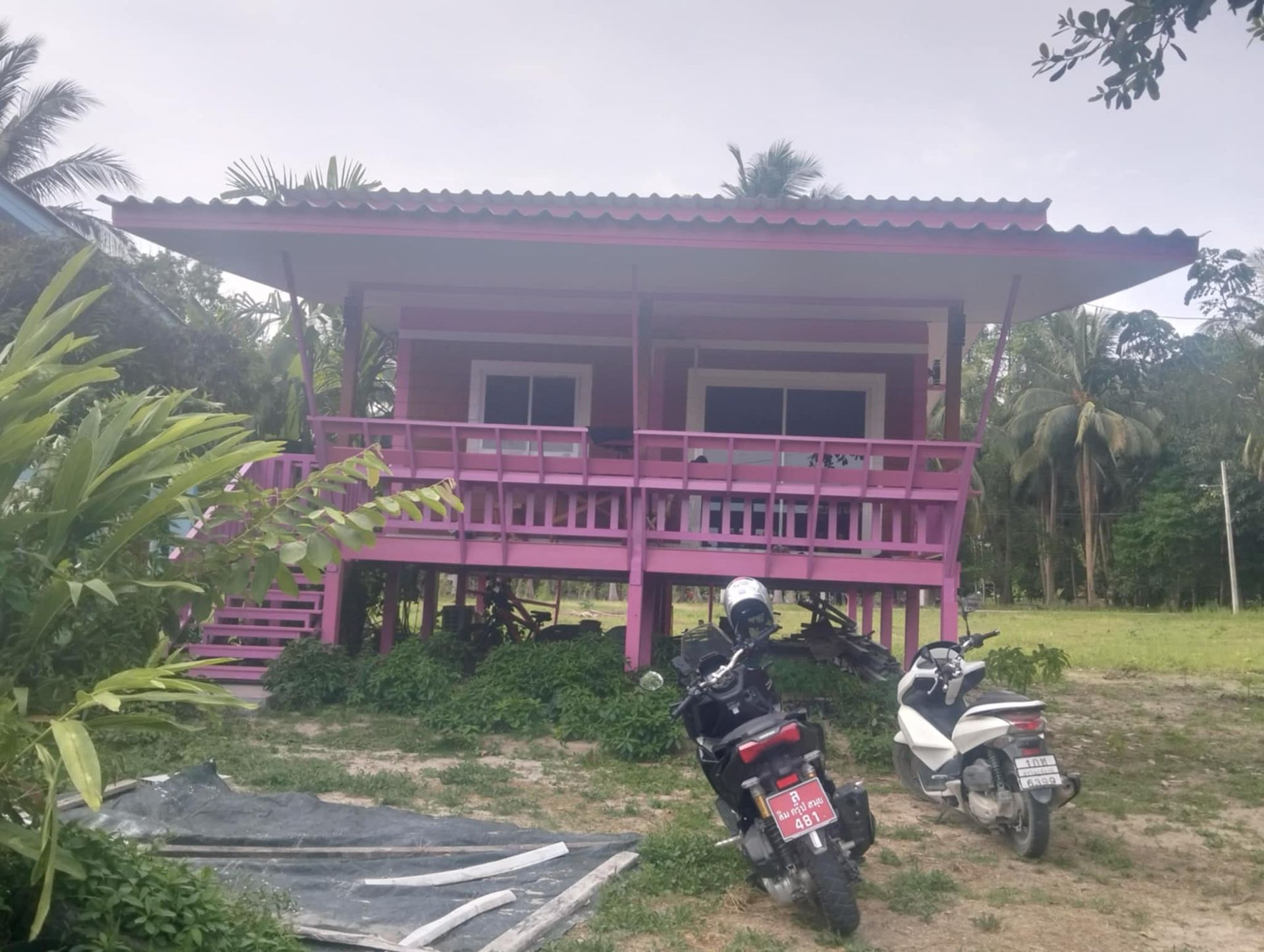 Prime 2,176 sqm Land for Sale Koh Phangan – Main Road Location with 4 Houses - Ko Pha-ngan, Thailand