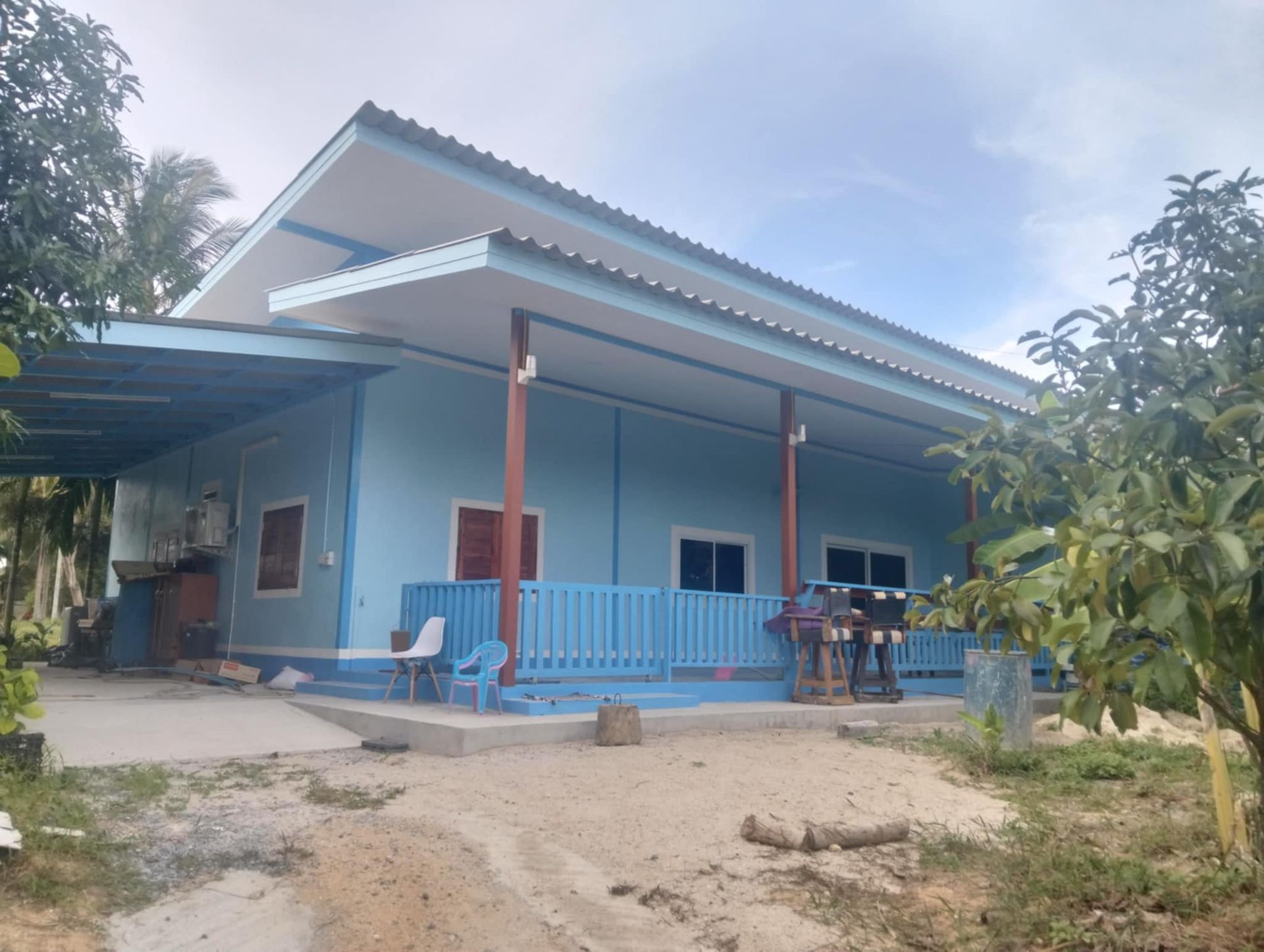 Prime 2,176 sqm Land for Sale Koh Phangan – Main Road Location with 4 Houses - Ko Pha-ngan, Thailand