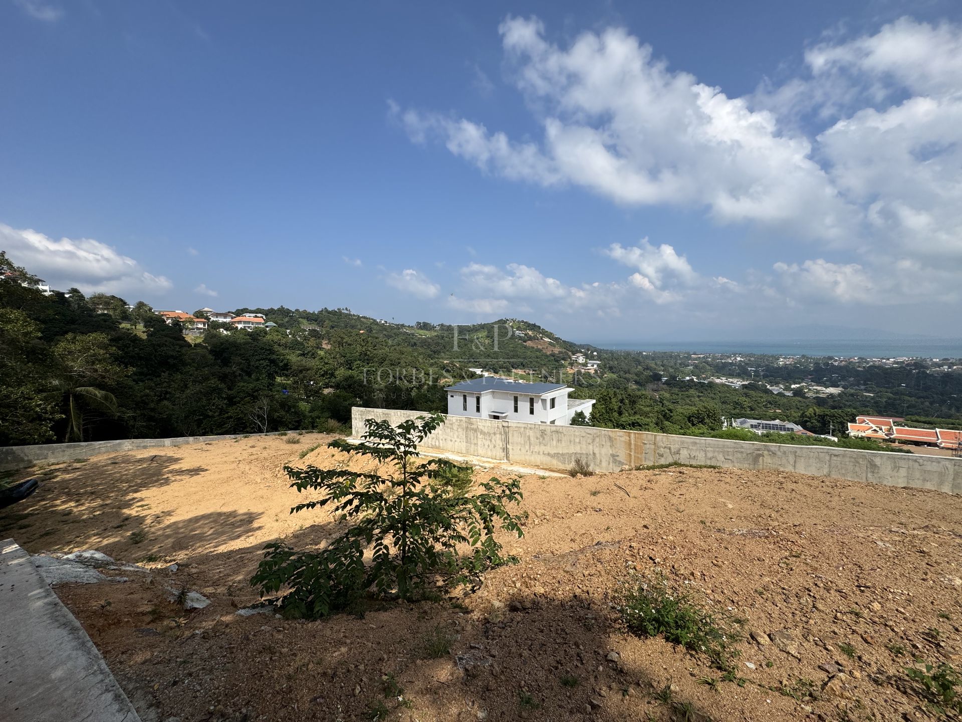 Sea View Land for Sale in Koh Samui, 1 Rai in Peaceful Bophut - Bo Phut, Ko Samui, Thailand