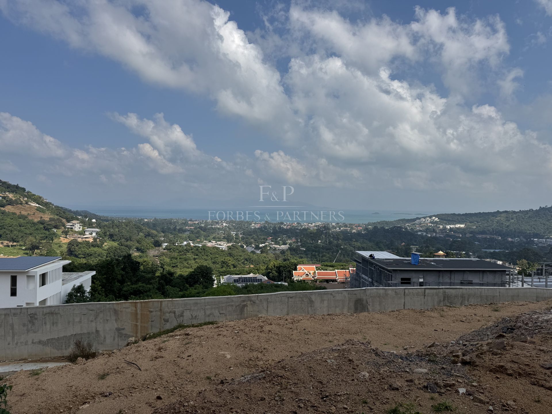 Sea View Land for Sale in Koh Samui, 1 Rai in Peaceful Bophut - Bo Phut, Ko Samui, Thailand