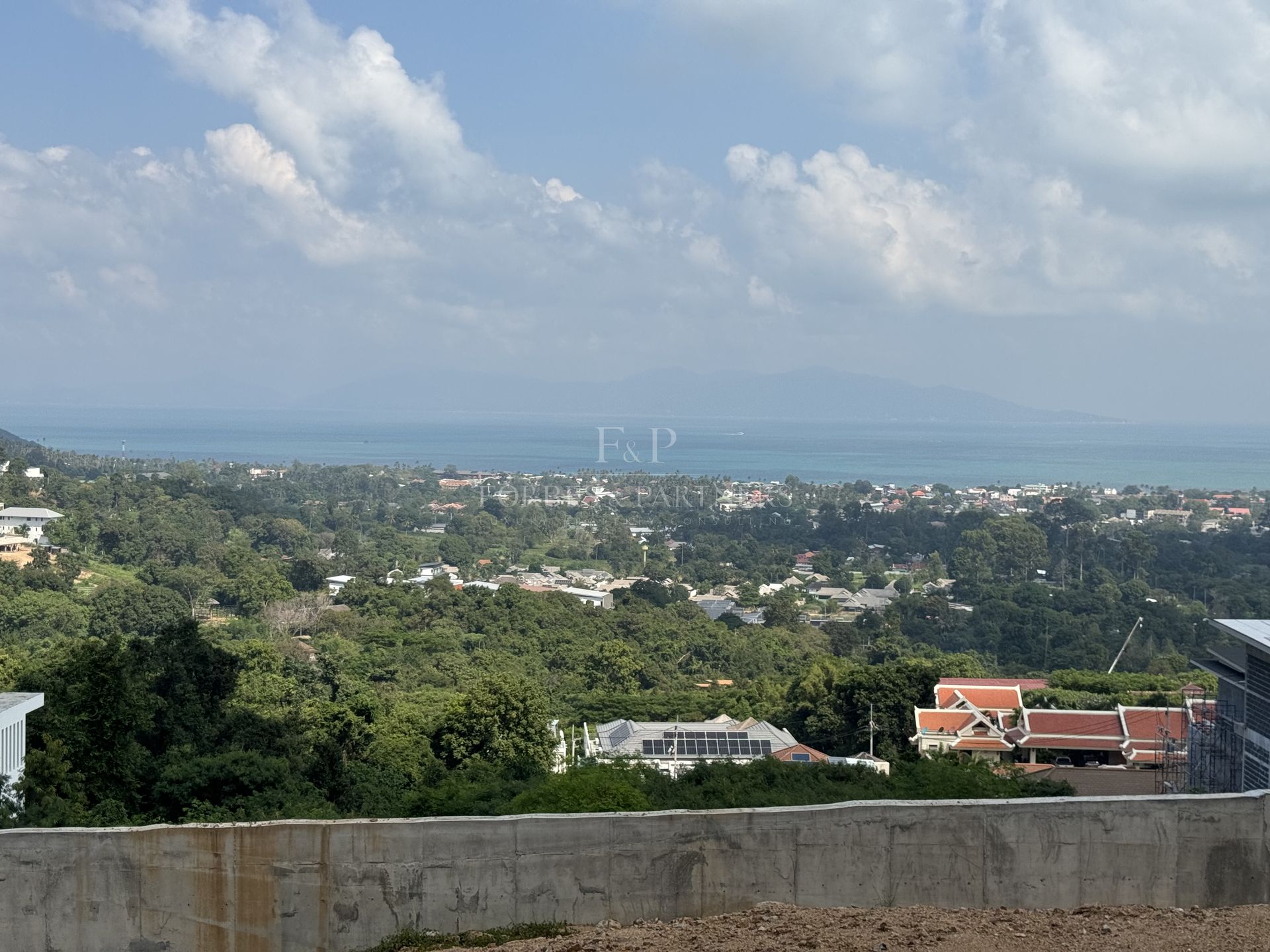 Sea View Land for Sale in Koh Samui, 1 Rai in Peaceful Bophut - Bo Phut, Ko Samui, Thailand