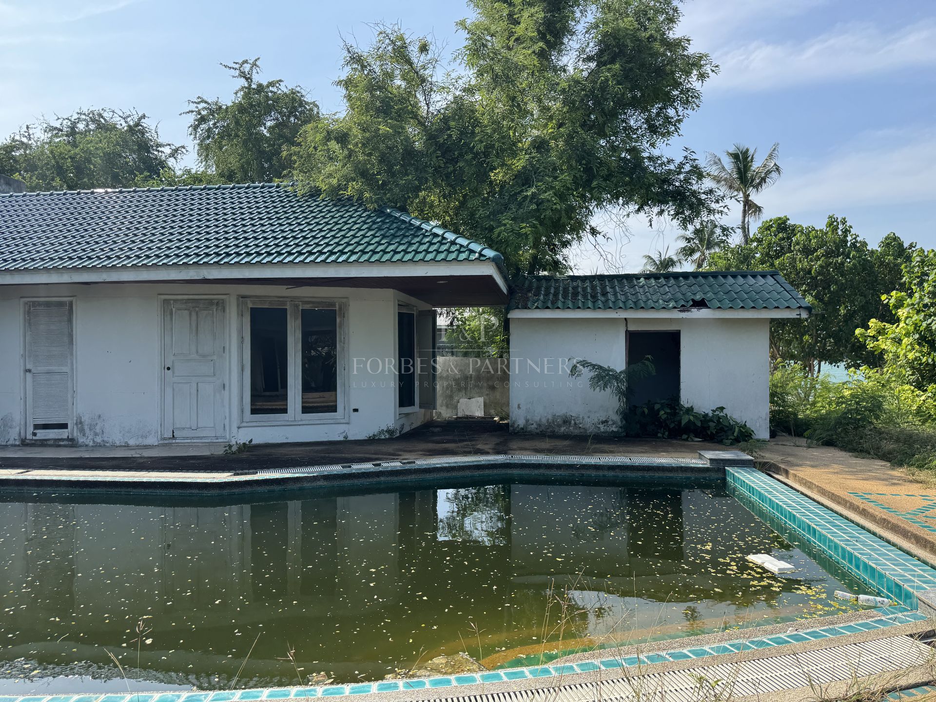 Beachfront Land and Villa in Plai Laem Koh Samui, Build or Renovate - Plai Laem, Ko Samui, Thailand