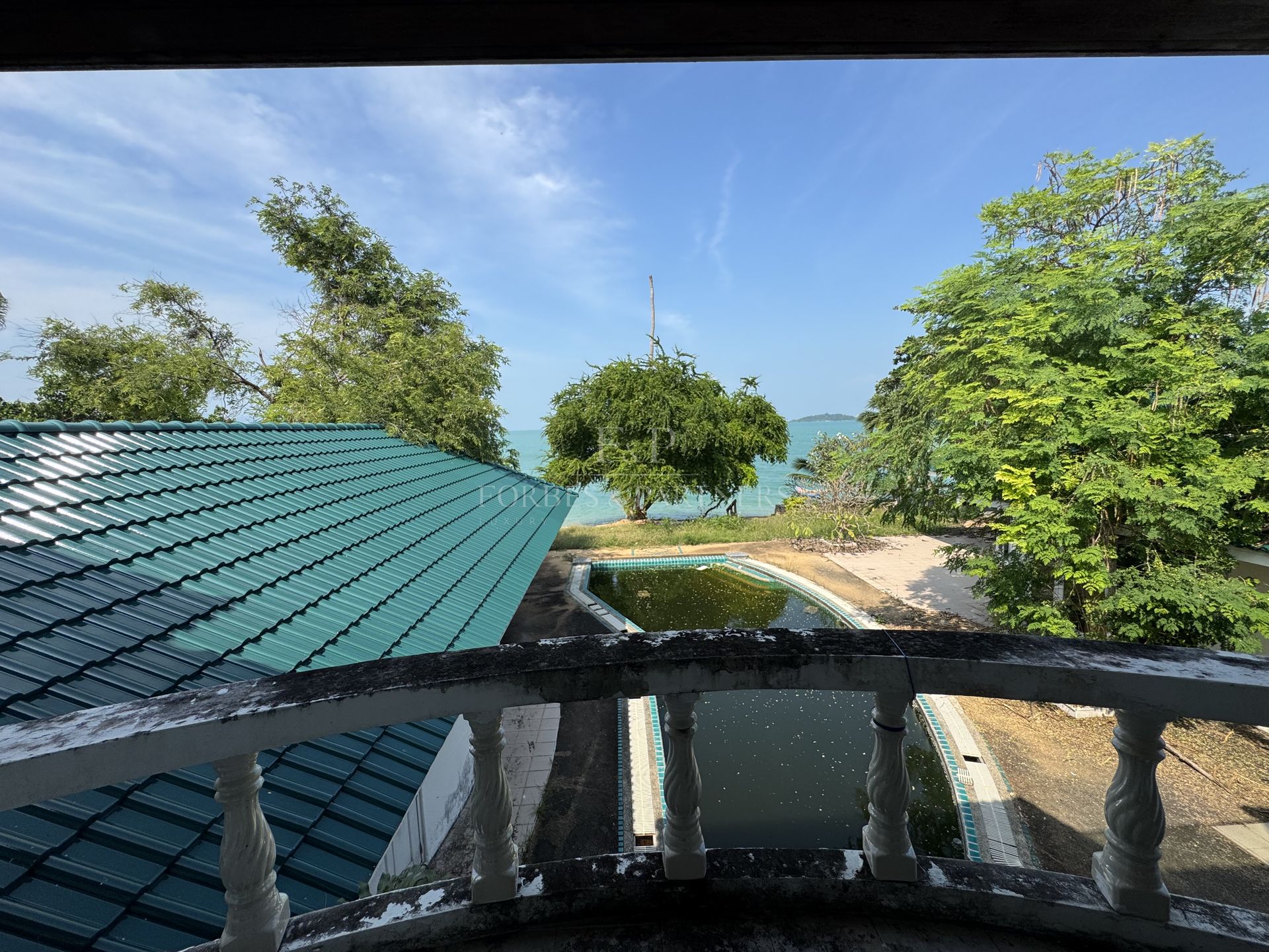 Beachfront Land and Villa in Plai Laem Koh Samui, Build or Renovate - Plai Laem, Ko Samui, Thailand