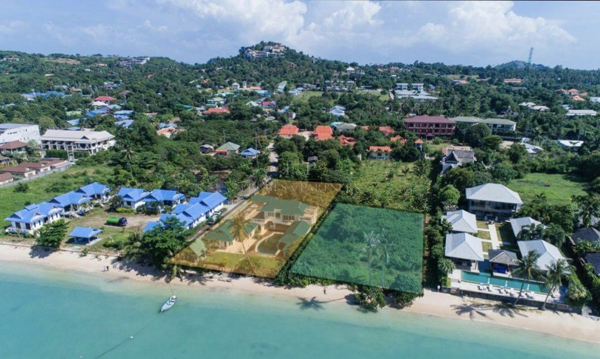 Beachfront Land and Villa in Plai Laem Koh Samui, Build or Renovate - Plai Laem, Ko Samui, Thailand