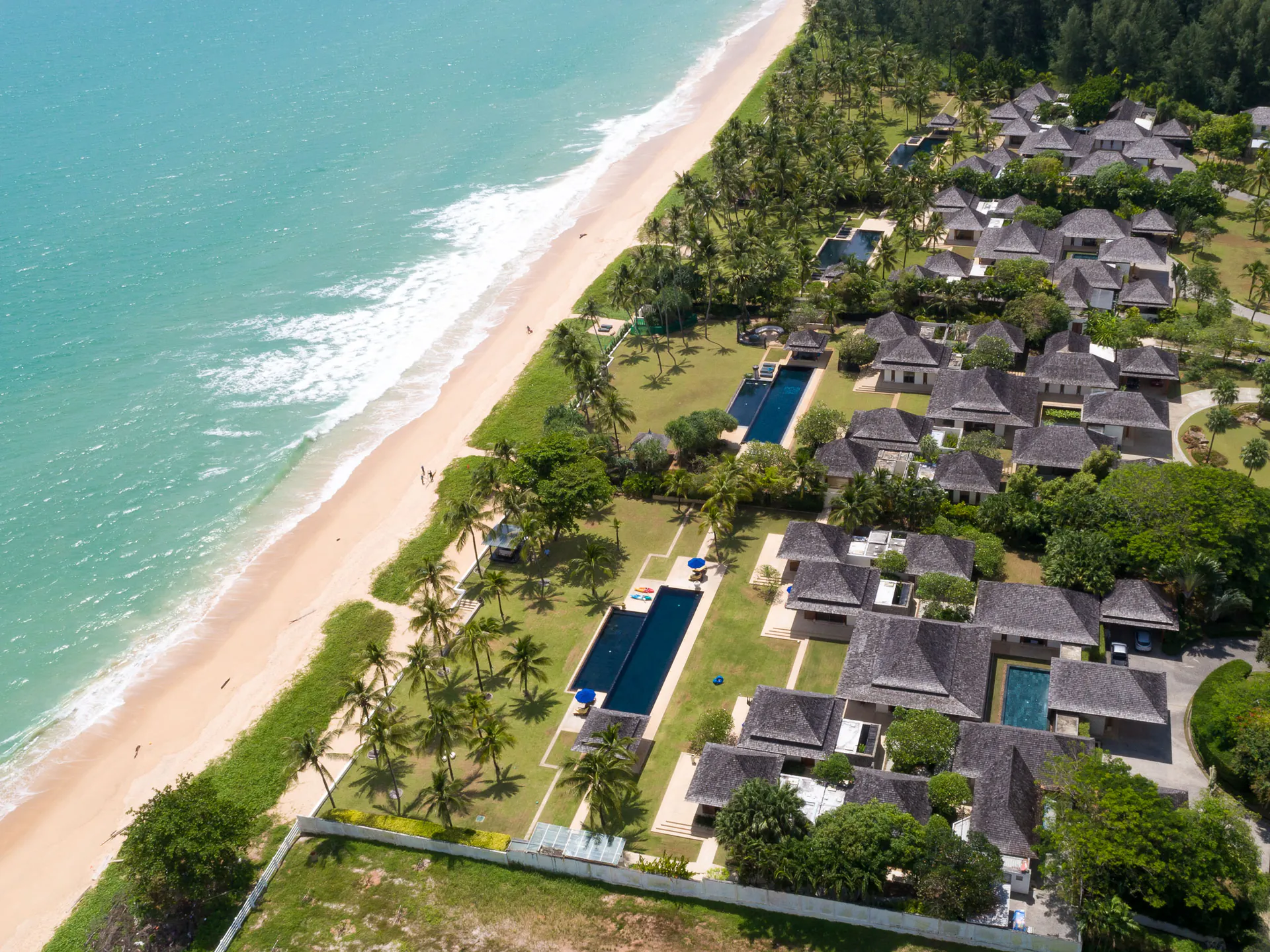 Luxury 7-Bedroom Beachfront Villa For Rent on Natai Beach Phuket with Private Chef and Full Staff - Natai Beach, Phang Nga, Thailand